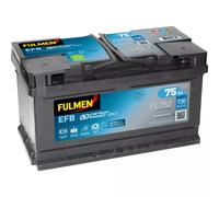 FULMEN Batterie voiture Start & Stop FL752 12V 75AH 730A – Réf. 404632