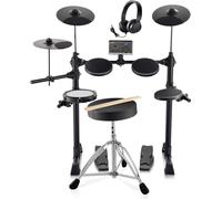 Batterie électronique - Batterie électronique avec 150 sons - Idéal pour les débutants et les adultes - Design compact - Amateurs de musique
