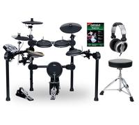 Batterie Electronique Drum Set Complet Rack Pedale Module Casque Tabouret 8 Pads