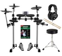 Batterie Electronique E-Drum Set Module 108 Sons Pads Pedale Cuffie USB Midi AUX