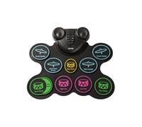 Batterie Electronique Enroulable à 9 Pads Portable pour Enfants de Plus de 3 Ans