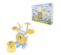 Batterie électronique lumineuse complète avec clavier cymbales et tabouret Bluey