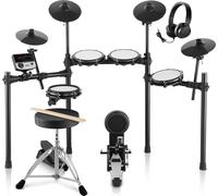 Batterie électronique VEVOR, 32 kits de batterie & 480 sons Batterie électronique, USB MIDI-supporté 203,2 mm Dual-Trigger-Snare-E-Drum-Set avec 254 mm cymbales, Drum-Sticks et écouteurs, E-Drums