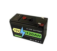 Batterie élevée de 12V 150Ah LiFePO4 4000+ cycles BMS à cycle profond | For les pièces marines de stockage domestique hors réseau solaire RV(120Ah)