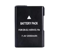 Batterie EN-EL14A 2050 MAH, Compatible avec Nikon, for Appareils Photo D5600 D5200 D5300 D3100 D3200 D3300 D3400 D3500 Coolpix P7800 P7700 P7100(1pcs)