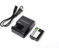 Batterie EN-EL15 EN-EL15a EN-EL15b EN-EL15e 2800mAh et chargeur MH-25 compatible avec Nikon Z6 Z7 D750 D850 D7000 D7100 D7200 D7500 D500 D600 D610 D780 Caméras D800 D800e D810 D810a