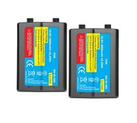 Batterie EN-EL18D EN-EL18d ENEL18d + Double Chargeur LCD Rapide Intelligent, Compatible avec Nikon, for Appareil Photo Z9 D4 D4S D5 D6 D800 D850 D500, Poignées(2 Pcs Battery)