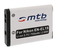 Batterie EN-EL19 Compatible avec Nikon S7000, S6800, S5200, S3600, S4400, S2500, S100, S32 / A300, A100, W100… - Voir descriptif