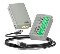 Batterie EN-EL20 EN-EL20a avec LED et câble de charge USB-C pour Nikon Coolpix P1100, P1000, Coolpix A, P950, 1 J1, 1 J2, 1 J3, 1 S1, 1 V3, DL24-500, 1 AW1 Appareil Photo Numérique