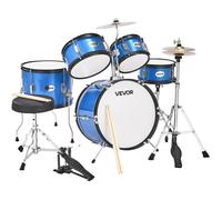 Batterie Enfant-VEVOR-5 PCS-Batterie Débutants-Grosse Caisse 45 cm avec Tom-tom-Caisse Claire 25,4 cm Tom Basse 36 cm-avec Siège
