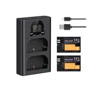 Batterie Et Chargeur 2250 MAh LP-E6NH, Compatible avec Canon, for Appareils Photo EOS R5 EOS R6 R 5D Mark IV 5D Mark III 5DS R 6D 7D Mark II 90D