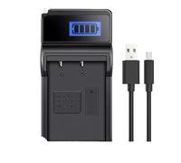 Batterie et Chargeur compatibles avec Les modèles Olympus BLS-5, BLS-50, E-M5 Mark III, E-M10 Mark II, IV, E-P7, PL5, PL8 et PL10.(Charger)