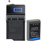Batterie et Chargeur compatibles avec Les modèles Olympus BLS-5, BLS-50, E-M5 Mark III, E-M10 Mark II, IV, E-P7, PL5, PL8 et PL10.(1 Battery 1 Charger)