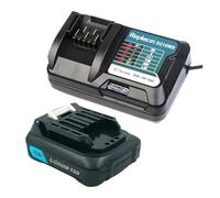 Batterie Et Chargeur Lithium-ion Rechargeables 10,8 V/12 V Max. 2 000 MAh. Compatibles Avec Les Outils Électriques Makita BL1015, BL1040B, BL1020B, BL1041, BL1016 Et BL1021.(1 battery 1 charger)