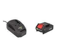 Batterie et chargeur rapide batterie 18V Easy Full - 2.4A - Compatible avec les outils Jardinage Bricolage sans fil Easy Full