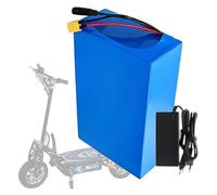 Batterie Étanche 48 V 50 Ah pour Vélo Électrique, Batterie Lithium Rechargeable 13S8P avec Chargeur Et Protection BMS Intégrée, Batterie pour Scooter Électrique XT90