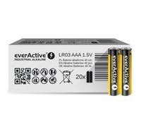 BATTERIE EVERACTIVE LR03 MINISTILO AAA INDUSTRIALI BLISTER 40 PEZZI (2 X 20)