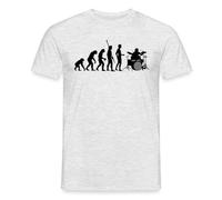 Batterie Évolution Du Singe Au Batteur Cadeau Drôle T Shirt Homme