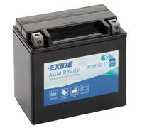 Exide Batterie moto AGM12-12 YTX14-BS 12 V 12 Ah 200 A