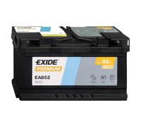 Batterie Exide EA852 12v 72ah 760A 278x175x190mm varta F17 F18