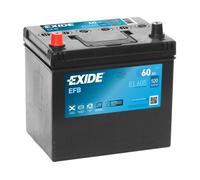 BATTERIE EXIDE EFB D23 12V 60AH 520A 230X173X222 +G EL605