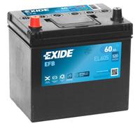 Batterie Exide Efb D23 12v 60ah 520a 230x173x222 +g El605