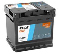 Exide Technologies EFB EL550 Batterie de Voiture 55Ah 480A