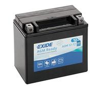 Exide Batterie moto AGM12-12 YTX14-BS 12 V 12 Ah 200 A