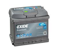 Batterie Exide EA472 12v 47ah 450A 207x175x175mm varta B18