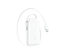 Batterie externe 10 000 mAh 35 W avec câble USB-C rétractable et dragonne Lightn