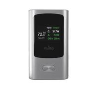 Batterie externe de 10 000 mAh avec écran, USB-A, USB-C, 45 W - grise