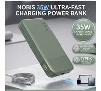 Batterie externe 10 000 mAh, chargeur portable 35 W, charge rapide avec PD 3.0 et QC 4.0, compatible USB-C avec Phone 15, 14 et 13, tablettes, Switch et autres appareils. Idéale pour les vacances d'ét