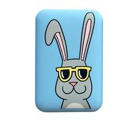 WONDEE Tiffany Cooper Chargeur Portable, Batterie Externe 10.000mAh Lapin Drôle avec 3 Ports de Charge [2USB et 1 USB C] - Powerbank Compatible avec Tous les Smartphones, Iphone, Tablets, Ipad et Plus