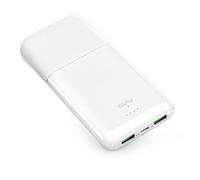 Batterie externe 10 000 mAh USB-A/USB-C 22,5 W - blanche