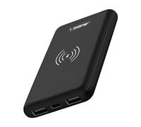 Batterie Externe 10000 mAh avec Charge Sans Fil 2x USB 1x USB C Akashi Noir