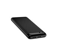 Batterie externe 10000mAh 2 Ports de Sortie USB Écran LCD numérique Noir