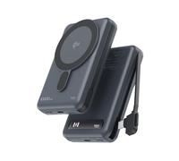 Batterie Externe, 10000mAh 20W Magnétique Power Bank Charge Rapide, Induction Chargeur Portable sans Fil Compatible avec Magsafe, Qi2 Certifié pour iPhone 17 16 15 14 13 12, USB C Câble pour Samsung