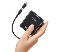 Batterie Externe, 10000mAh 30W Power Bank USB C in/Output Charge Rapide avec Câbles Intégrés, 2 Sorties, Chargeur Portable Powerbank pour iPhone 17 16 15 14 13, Samsung Galaxy, MacBook Air, iPad Pro