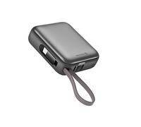 Swissten Batterie Externe 10000mAh 35W avec Câbles USB-C et Écran LCD Compact