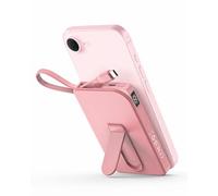 Batterie Externe 10000mAh, Magnétique sans Fil Power Bank, 22.5w Charge Rapide USB C Entrée & Sortie Powerbank, Chargeur à Induction Portable Compatible avec iPhone 17/16/15/14/13/12, Rose
