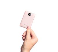 Batterie Externe 10000mAh, VEEKTOMX Mini Power Bank Charge Rapide PD 22.5W & QC 3.0, Ultra Compact Powerbank Slim Portable Chargeur USB C Universal pour iPhone/Samsung/Huawei/Veste Chauffante, Rose