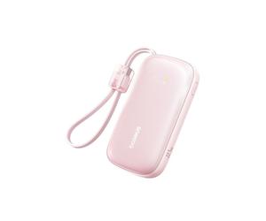 Batterie externe 20 000 mAh 22,5 W avec écran et câble EnerFill FC21 Qpow 3 Ultra - rose