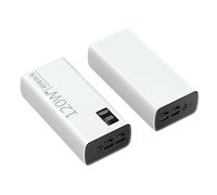 Batterie Externe 3/5/80000 MAh, 120W, Charge Rapide, Capacité Suffisante À 100%, Chargeur De Batterie Portable (Size : White 80000mAh)