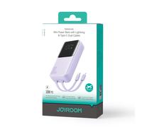 Batterie externe 30 W 10 000 mAh avec câbles iPhone Lightning et USB-C intégrés