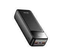 Batterie Externe 30000mAh avec USB-C et 2 USB Écran LED Compacte Swissten Noir