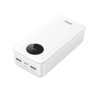 Batterie Externe 30000mAh USB-C et 2xUSB Écran LCD - Bwoo Blanc Bwoo Blanc