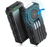 Batterie Externe 49810mAh, Solor Power Bank, Chargeur Portable avec 7 Sorties/2 entrées, Charge Rapide PD20W, Indicateur LED, Lampe de Poche, Batterie de Haute capacité