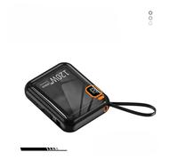 Batterie Externe 50 000mAh PD 120W noir - Power Bank Mini avec Câble USB vers Type-C Color : Black Battery capacity(mah