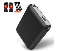 Batterie externe 5000 mAh avec contrôle de la chaleur pour gants | Batterie de rechange avec ports CC et USB pour bottes chauffantes, chaussures et chapeaux