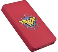 Batterie Externe 5000 Mah, Power Bank U900, Batterie De Secours Portable, 2 Ports Usb-A: 5v/2a , Micro-Usb, Contrôle De Charge Et Protection Surchauffe, Dc Comics Wonderwoman, Rouge[Z1297]